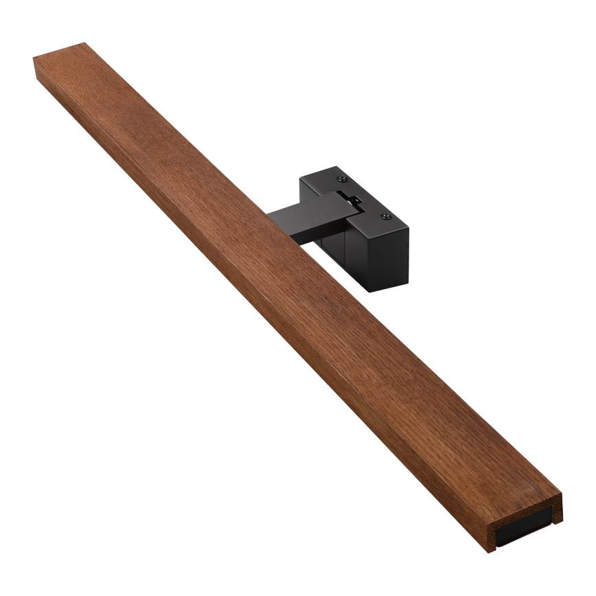 Brilagi - Iluminación LED para espejo de baño WOODY MIRROR 3 en 1 LED/15W/230V 80 cm IP44 negro/roble cerezo