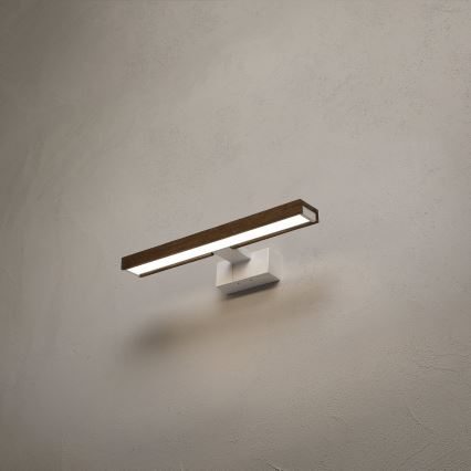 Brilagi - Iluminación LED para espejo de baño WOODY MIRROR 3 en 1 LED/8W/230V 40 cm IP44 blanco/roble