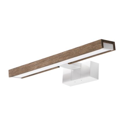 Brilagi - Iluminación LED para espejo de baño WOODY MIRROR 3 en 1 LED/8W/230V 40 cm IP44 blanco/roble