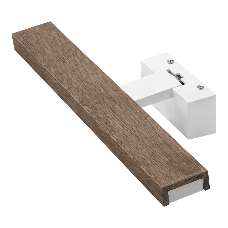 Brilagi - Iluminación LED para espejo de baño WOODY MIRROR 3 en 1 LED/8W/230V 40 cm IP44 blanco/roble