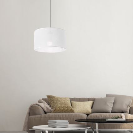 Brilagi - LED Lámpara colgante ANTHONY 1xE27/60W/230V roble/blanco
