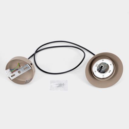 BRILAGI - LED Lámpara colgante con cable CONE SINGLE 1xGX53/15W/230V beige
