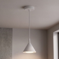 BRILAGI - LED Lámpara colgante con cable CONE SINGLE 1xGX53/15W/230V blanca
