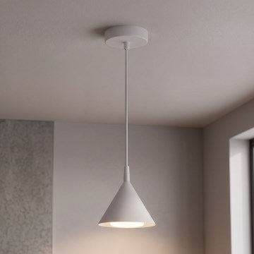 BRILAGI - LED Lámpara colgante con cable CONE SINGLE 1xGX53/15W/230V blanca