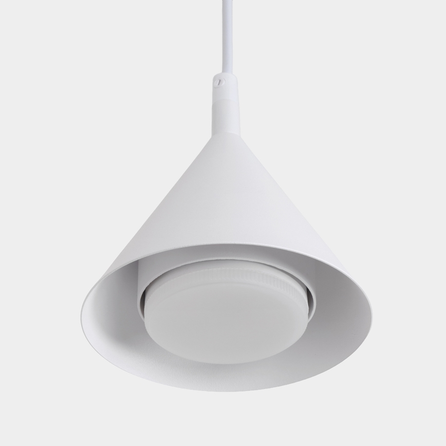 BRILAGI - LED Lámpara colgante con cable CONE SINGLE 1xGX53/15W/230V blanca