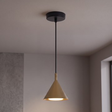 BRILAGI - LED Lámpara colgante con cable CONE SINGLE 1xGX53/15W/230V dorada