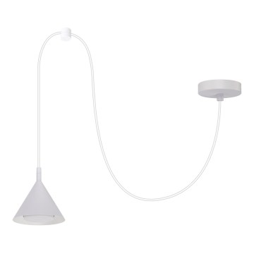 BRILAGI - LED Lámpara colgante con cable CONE SINGLE SPIDER 1xGX53/15W/230V blanca
