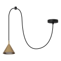 BRILAGI - LED Lámpara colgante con cable CONE SINGLE SPIDER 1xGX53/15W/230V dorada