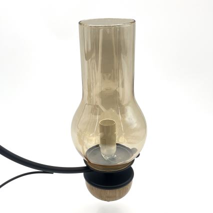 Brilagi - LED Lámpara colgante con cadena COTTAGE 3xE14/40W/230V haya/marrón
