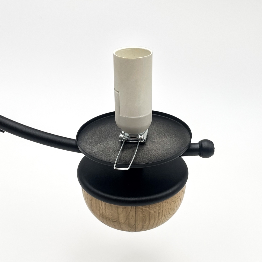 Brilagi - LED Lámpara colgante con cadena COTTAGE 3xE14/40W/230V haya/marrón