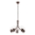 Brilagi - LED Lámpara colgante con cadena COTTAGE 5xG9/40W/230V roble/blanco