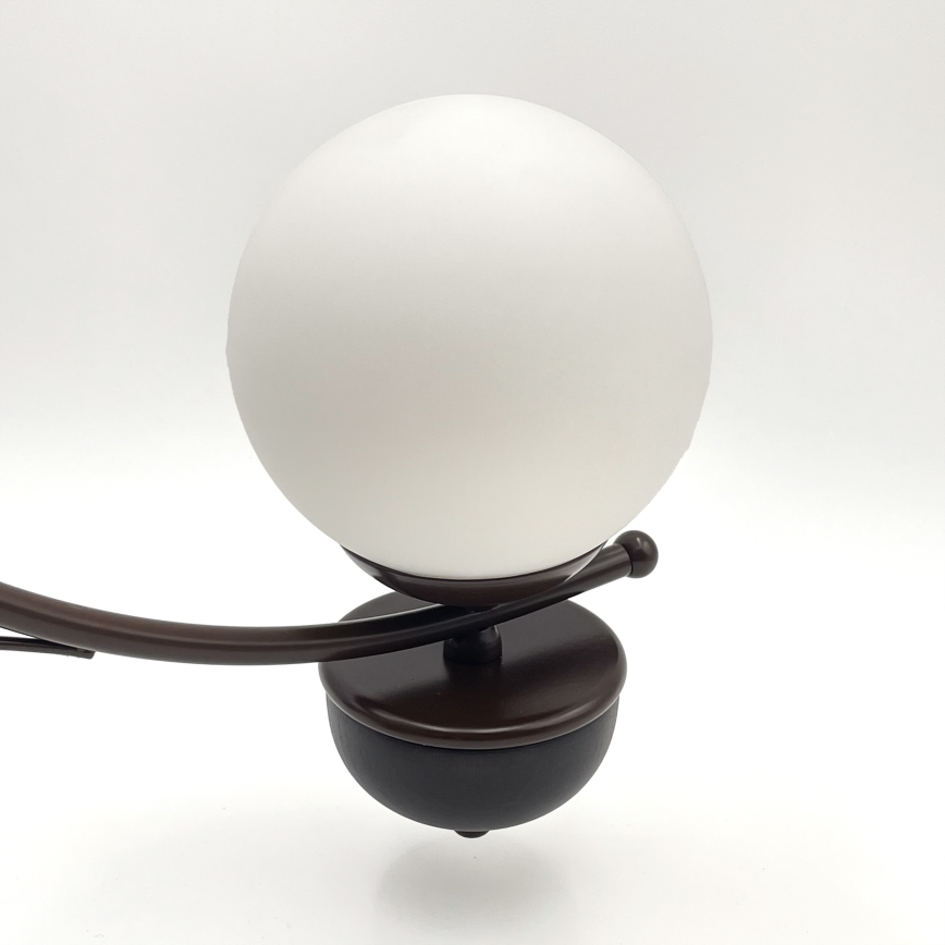 Brilagi - LED Lámpara colgante con cadena COTTAGE 5xG9/40W/230V roble/blanco