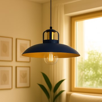 Brilagi - LED Lámpara colgante FLAMENGO 1xE27/60W/230V azul