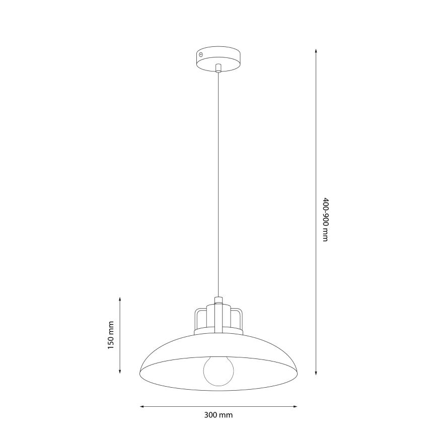 Brilagi - LED Lámpara colgante FLAMENGO 1xE27/60W/230V beige