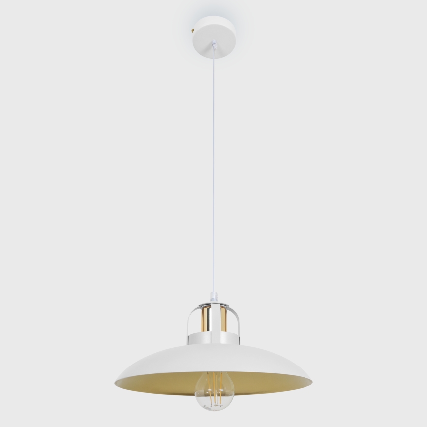 Brilagi - LED Lámpara colgante FLAMENGO 1xE27/60W/230V blanco
