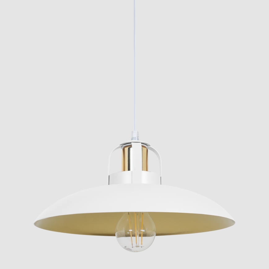 Brilagi - LED Lámpara colgante FLAMENGO 1xE27/60W/230V blanco