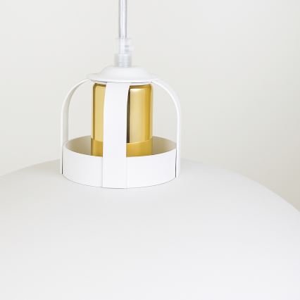 Brilagi - LED Lámpara colgante FLAMENGO 1xE27/60W/230V blanco