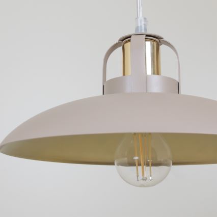 Brilagi - LED Lámpara colgante FLAMENGO 2xE27/60W/230V beige