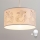 Brilagi - LED Lámpara colgante infantil BOBO con cable 1xE27/60W/230V, diámetro 35 cm, blanco con diseño de unicornios