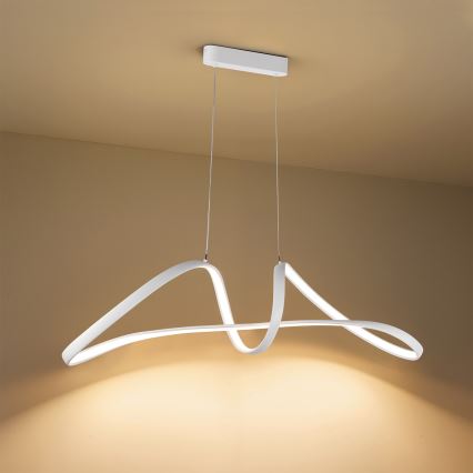 Brilagi - Lámpara colgante LED regulable con cable TWISTER LED/60W/230V 3000-6000K blanco + control remoto