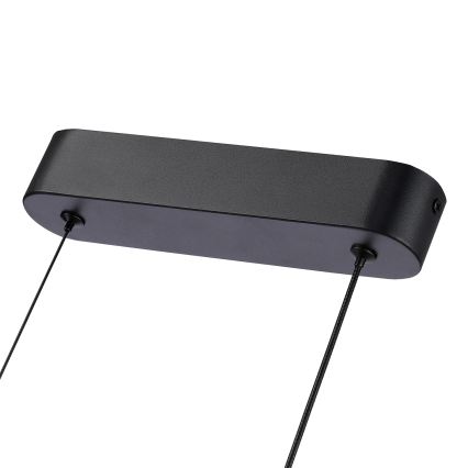 Brilagi - Lámpara colgante LED regulable en cable TWISTER LED/60W/230V 3000-6000K negra + control remoto