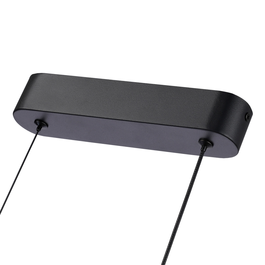 Brilagi - Lámpara colgante LED regulable en cable TWISTER LED/60W/230V 3000-6000K negra + control remoto