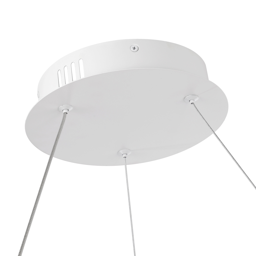 Brilagi - Lámpara colgante LED regulable con cable TWISTER LED/75W/230V 3000-6000K diámetro 70 cm blanca + mando a distancia