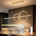 BRILAGI - LED Lámpara colgante regulable en cable SIGNATURE LED/53W/230V 3000-6000K 120 cm dorada + mando a distancia
