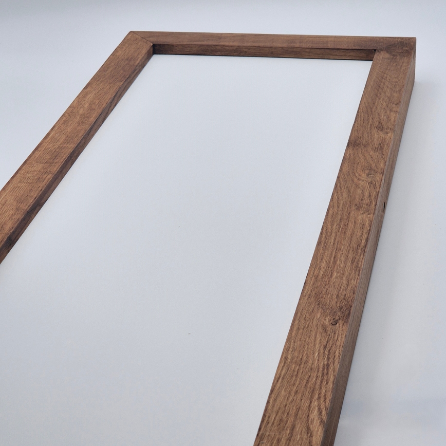 Brilagi - Lámpara de techo LED para baño WOODY FRAME LED/50W/230V 120x30 cm IP44 roble cerezo