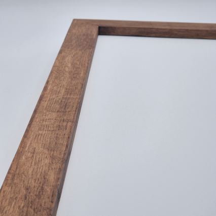 Brilagi - Lámpara de techo LED para baño WOODY FRAME LED/50W/230V 120x30 cm IP44 roble cerezo