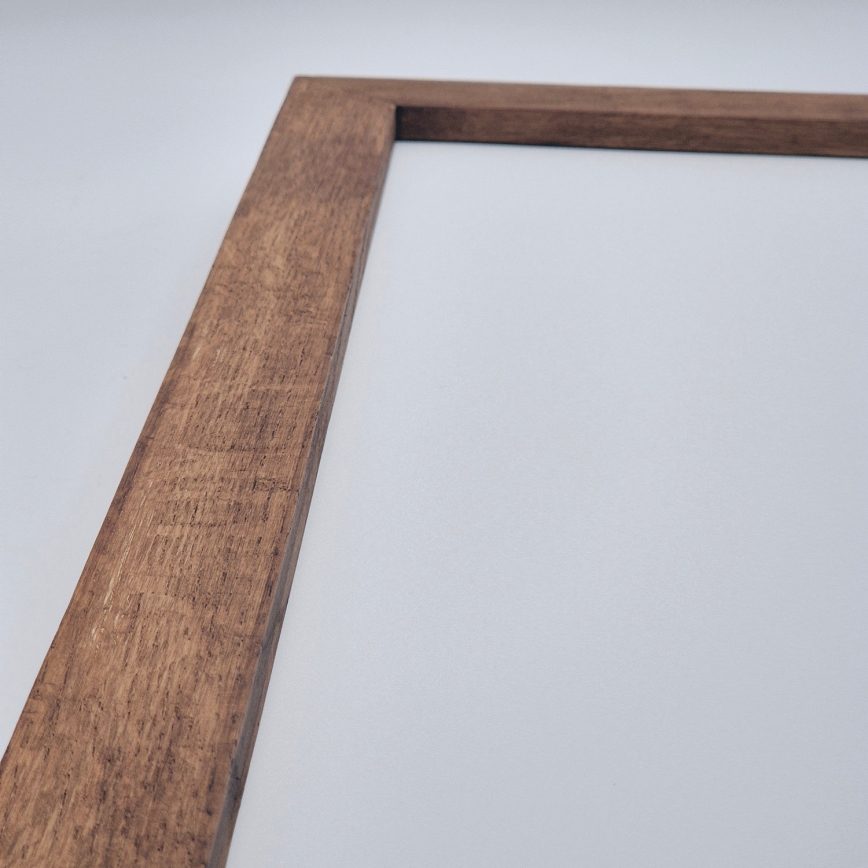 Brilagi - Lámpara de techo LED para baño WOODY FRAME LED/50W/230V 120x30 cm IP44 roble cerezo