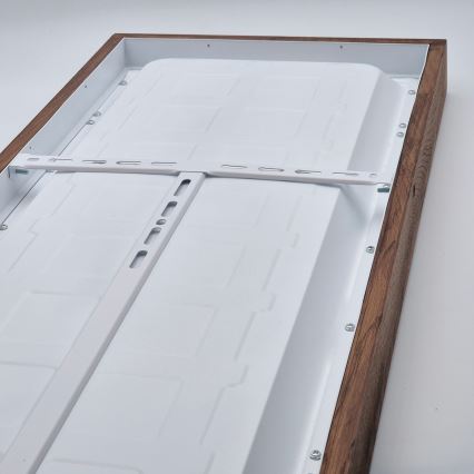 Brilagi - Lámpara de techo LED para baño WOODY FRAME LED/50W/230V 120x30 cm IP44 roble cerezo