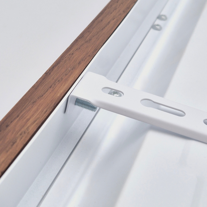 Brilagi - Lámpara de techo LED para baño WOODY FRAME LED/50W/230V 120x30 cm IP44 roble cerezo