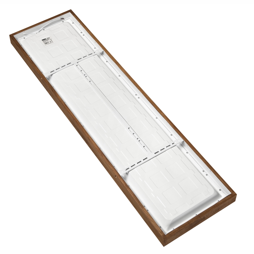 Brilagi - Lámpara de techo LED para baño WOODY FRAME LED/50W/230V 120x30 cm IP44 roble cerezo