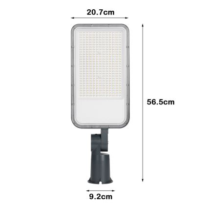 Brilagi - Lámpara LED de exterior para calle con articulación URBANLIGHT LED/200W/230V antracita IP65