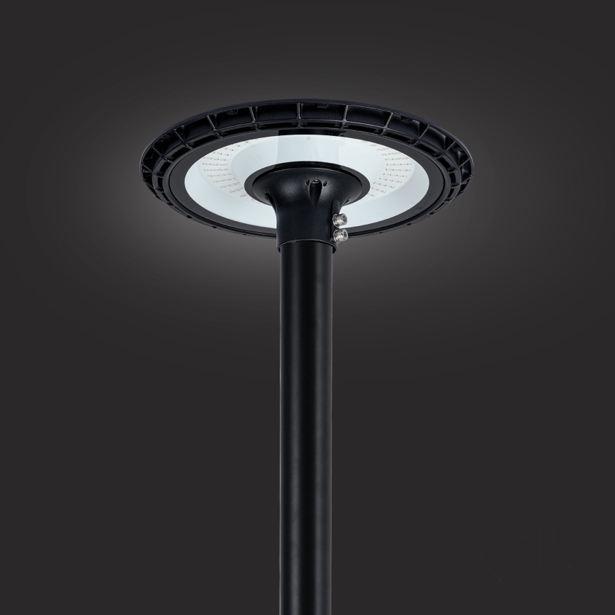 Brilagi - Lámpara LED de calle para exterior con poste de 5 m URBANSPARK LED/120W/230V negra IP65