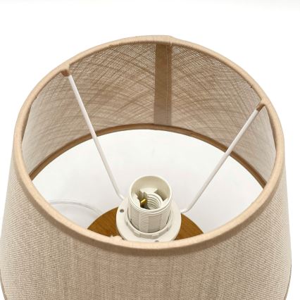 Brilagi - LED Lámpara de mesa ANTHONY 1xE14/40W/230V roble/beige