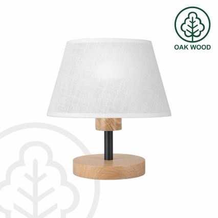 Brilagi - LED Lámpara de mesa ANTHONY 1xE14/40W/230V roble/blanco