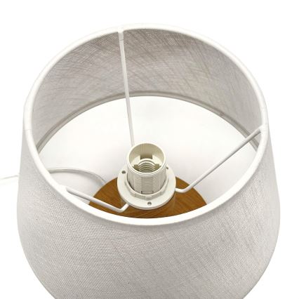 Brilagi - LED Lámpara de mesa ANTHONY 1xE14/40W/230V roble/blanco