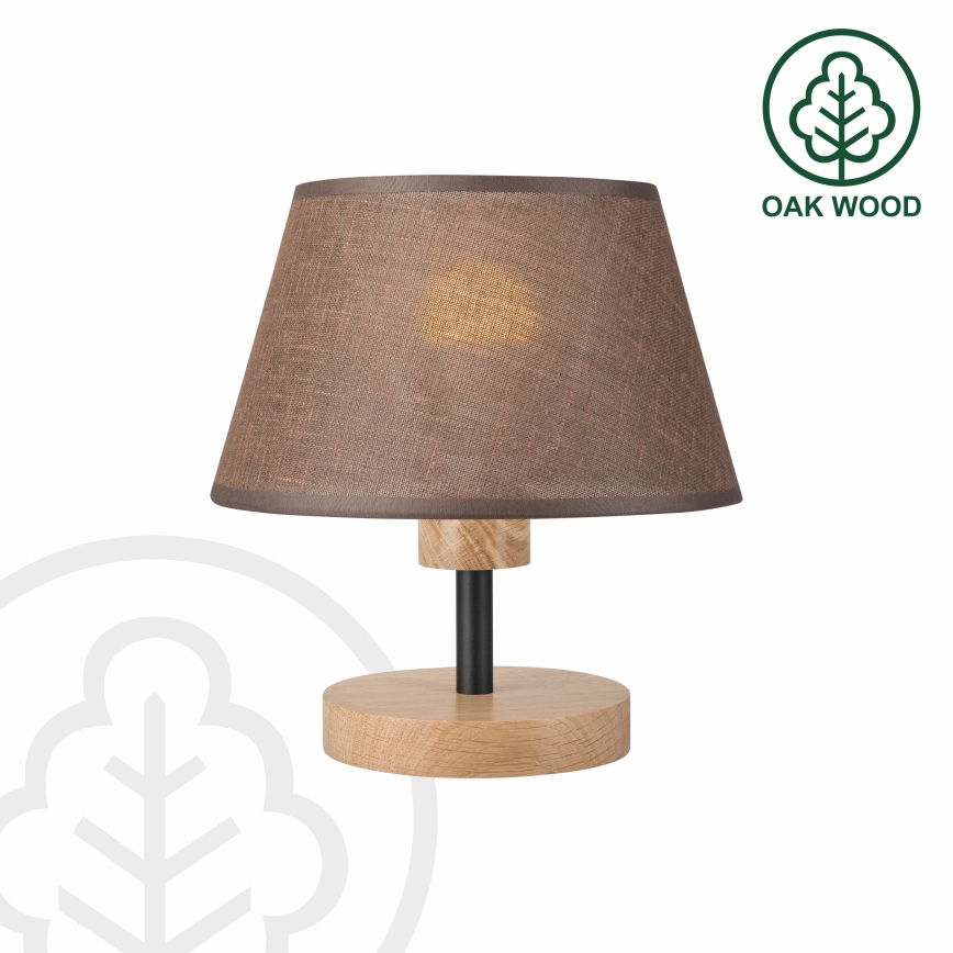BRILAGI - LED Lámpara de mesa ANTHONY 1xE14/40W/230V roble/marrón