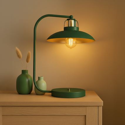 BRILAGI - LED Lámpara de mesa FLAMENGO 1xE27/60W/230V verde