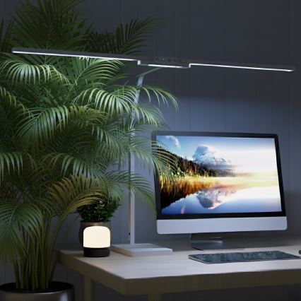 BRILAGI - Lámpara de sobremesa táctil LED regulable VARIO LED/24W/230V 3000-6500K CRI 92 blanca