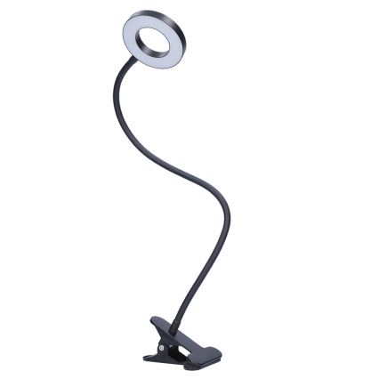 Brilagi -LED Lámpara de pinza regulable ORBELA LED/8W/5V 3000/4000/5000K negra