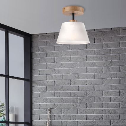 Brilagi - LED  Lámpara de techo ANTHONY 1xE14/60W/230V roble/blanco