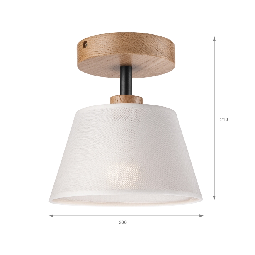 Brilagi - LED  Lámpara de techo ANTHONY 1xE14/60W/230V roble/blanco