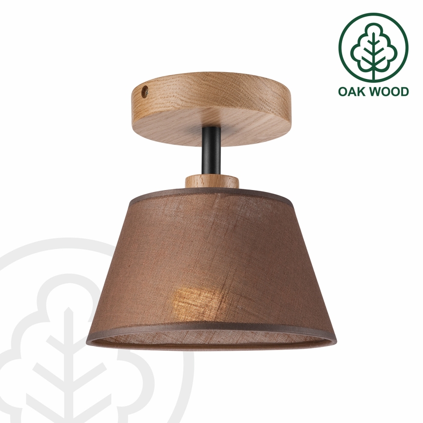 Brilagi - LED  Lámpara de techo ANTHONY 1xE14/60W/230V roble/marrón