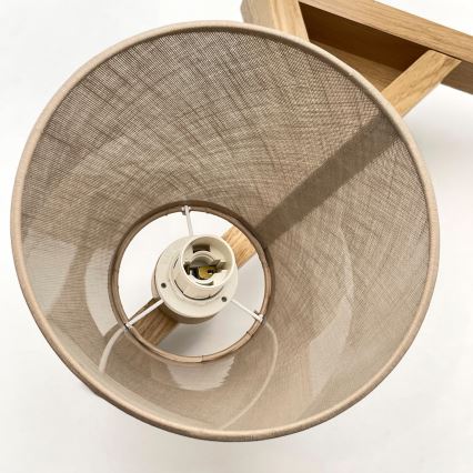 Brilagi - LED  Lámpara de techo ANTHONY 3xE14/40W/230V roble/beige