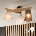 Brilagi - LED  Lámpara de techo ANTHONY 3xE14/40W/230V roble