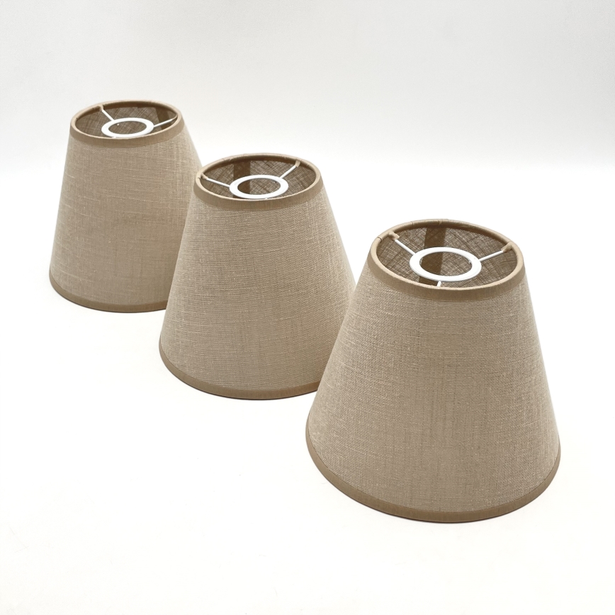 Brilagi - LED Lámpara de techo de superficie ANTHONY 3xE14/40W/230V roble/nogal/beige