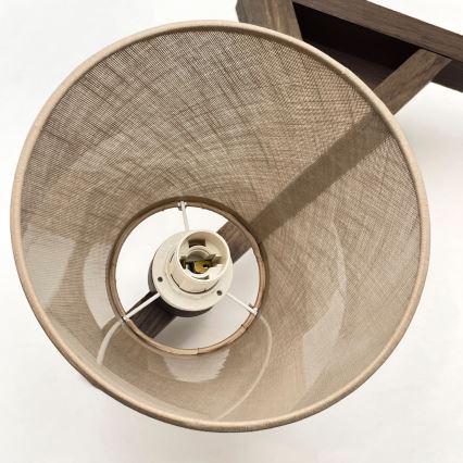 Brilagi - LED Lámpara de techo de superficie ANTHONY 3xE14/40W/230V roble/nogal/beige